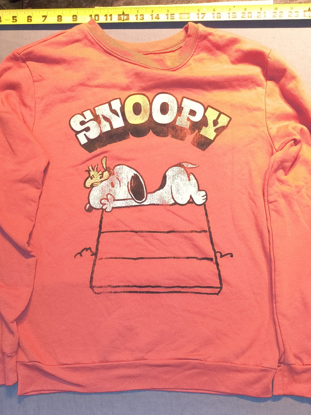 Love Tribe Coral Snoopy Graphic Sweatshirt